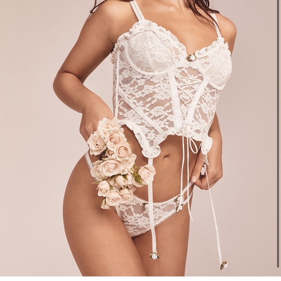 For Love and Lemons Lou lace bustier top - Picture 5 of 5